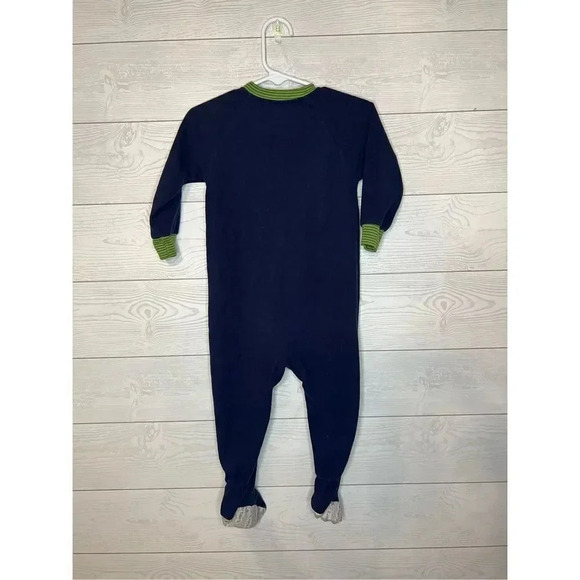 Carter’s toddler boy’s fleece sleeper dinosaur pajamas Size 18 months - Picture 2 of 4
